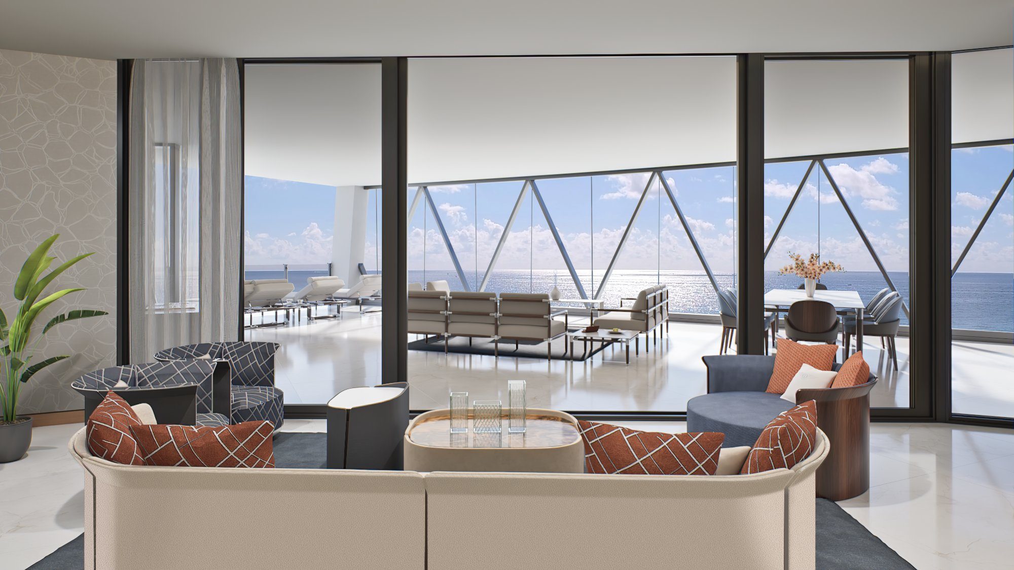 Bentley Residences - Living Room
