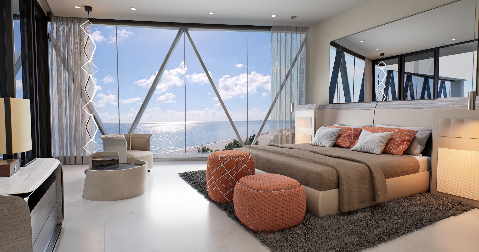Penthouse Master Bedroom