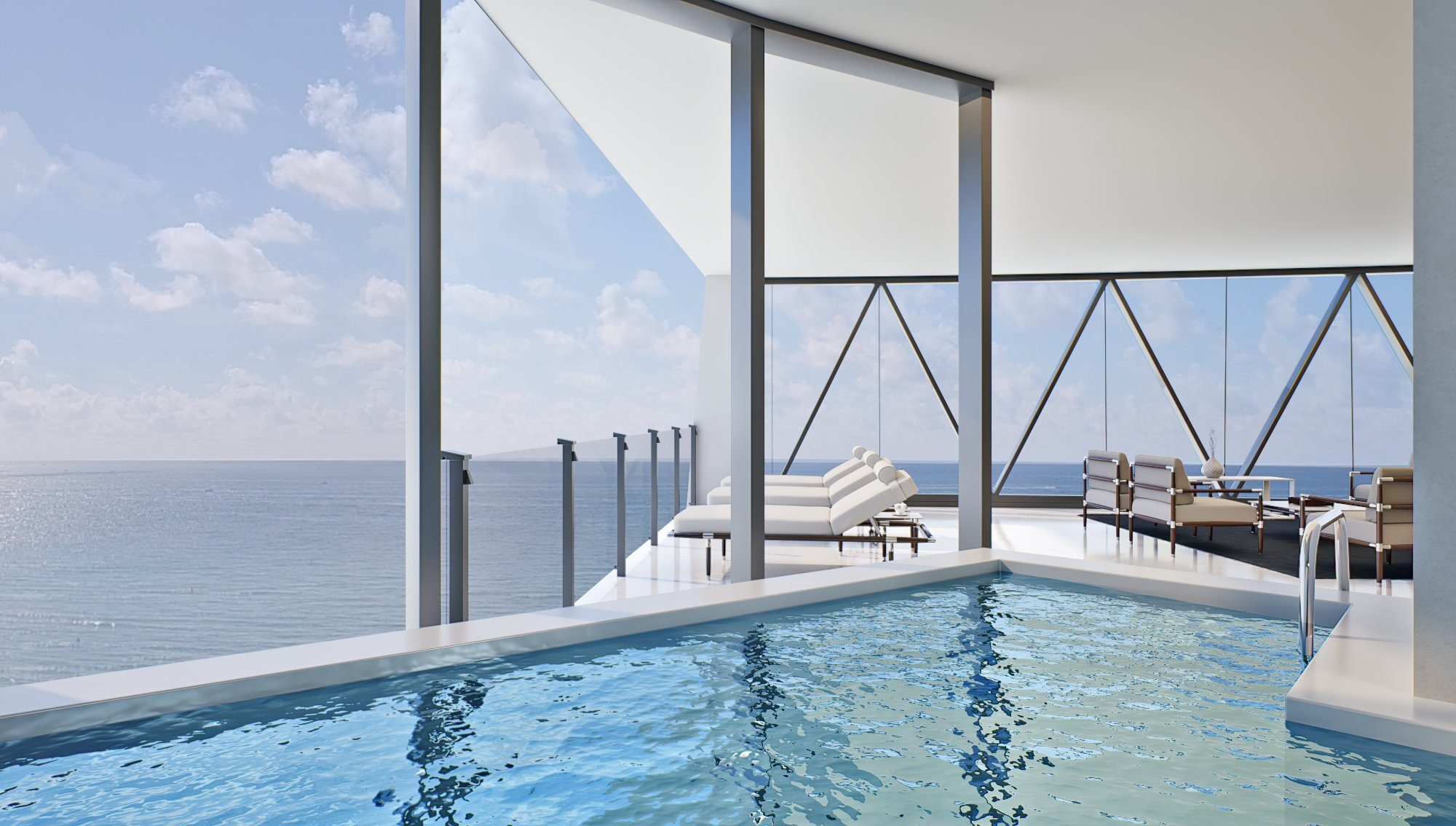 Bentley Residences - Pool Terrace